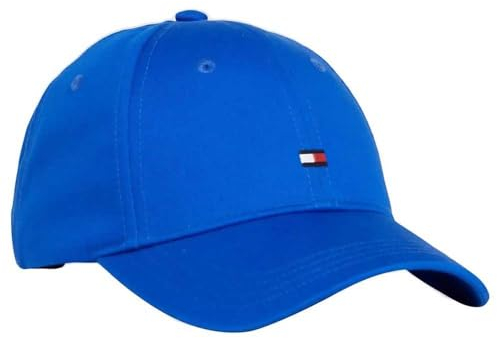 Tommy Hilfiger Kinder Unisex Cap Small Flag Basecap, Blau (Space Blue), L-XL