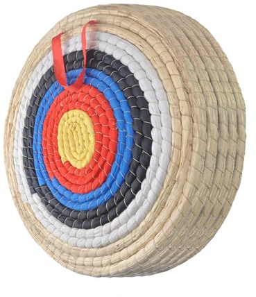 Bågskyttemål, handgjorda halmmål, traditionellt anpassade för pilar, lämplig för böjda bågar, för utomhusbruk (5 lager)