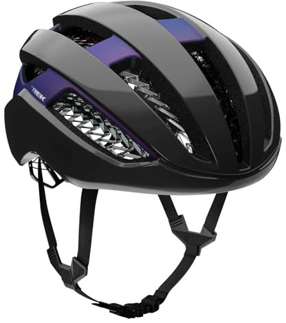 Bontrager Circuit WaveCel Rennrad Fahrrad Helm schwarz/lila 2026: Größe: L (58-63cm)