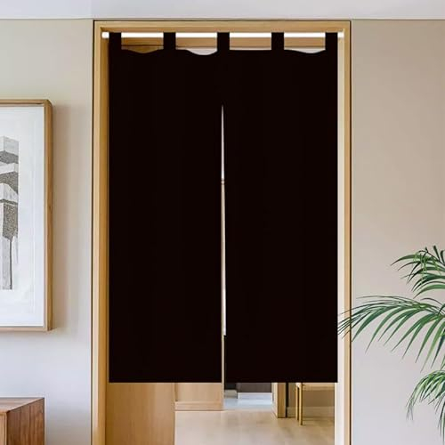 Türvorhang Schwarz Vorhänge Kurz Polyester Küchenvorhänge Raumteiler Vorhang Türvorhang Insektenschutz Tür Vorhang mit Teleskopstange Fliegenvorhang Terrassentür Vorhang Tür 70x150cm