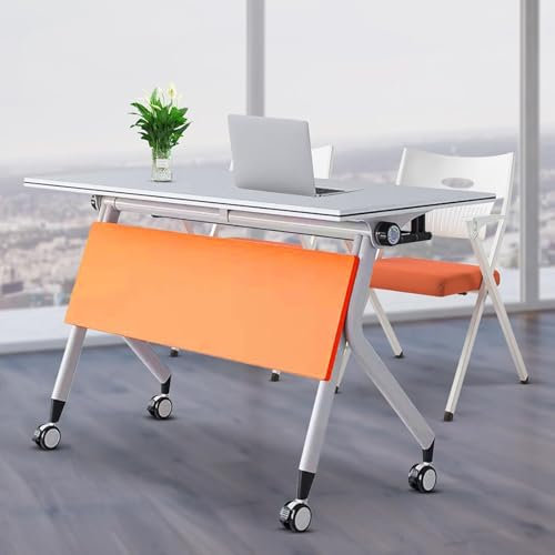 Modernes faltbares Konferenztisch-Set aus Holz mit kostenloser Kombination, modularem Design und leisen Rollen, ideal für Büroempfänge und Besprechungstische