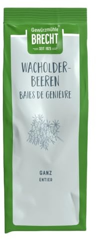Gewürzmühle Brecht Wacholderbeeren, ganz, Nachfüll 35g (1)