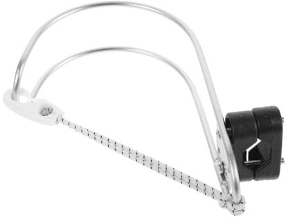 KICHOUSE Stainless Steel Horseshoe Lifebuoy Bracket for Boat Yacht Lifebuoy Holder Life Ring Bracket for Swimming Floats Adults