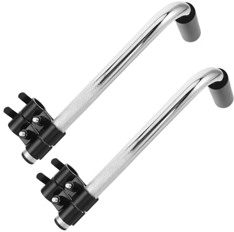 UPKOCH Wheelchair Handle Extender Universal Push Handle Extension Replacement with Clips Adjustable Handles for Wheelchair Elderly Handles Adults Push Chair Accessory for Transport Chairs