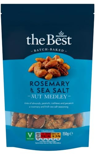 Morrisons The Best Rosemary & Sea Salt Nut Medley 150g