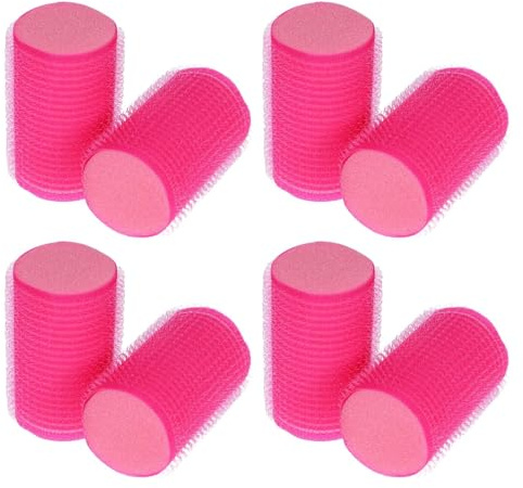 HONITANO 8 Bigoudis en Éponge Auto-agrippants pour Cheveux Longs, Légers et Souples, Outil Coiffure pour Boucles Naturelles et Chignons Élégants