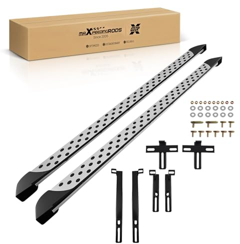maXpeedingrods 2pcs Side Steps for Nissan Qashqai 2014-2021 Running Boards Aluminum Alloy Foot Rail Sills Anti-silp