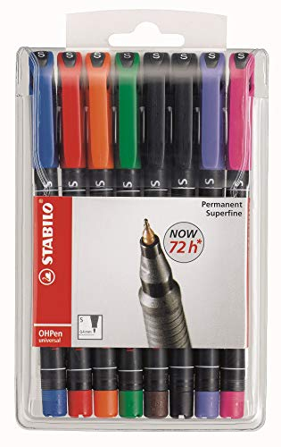 STABILO - Folienstift - OHPen universal - permanent superfein - 8er Pack