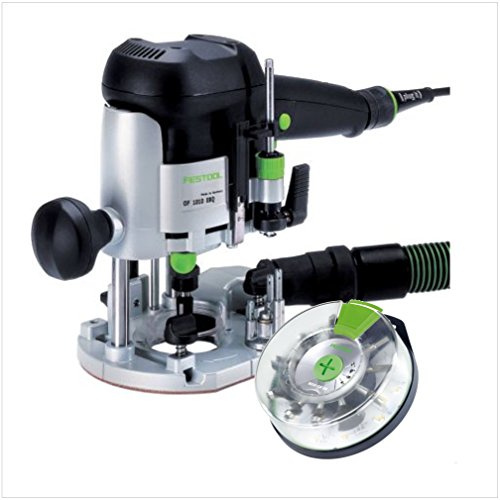 Festool OF 1010 EBQ-PLUS Défonceuse 1010 W avec boîtier Systainer + Boîte de fraises + Accessoires (574383)