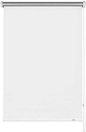 GARDINIA Tenda a rullo per finestra con retro termico, montaggio con foratura, protezione dal calore, oscurante, risparmio energetico, bianco, 82 x 180 cm (larghezza x altezza)
