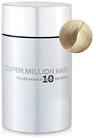 Super Million Hair Haar Fasern und Schütthaar, hochwertiges Streuhaar zur Haarverdichtung, 15 g, Light-Blond (6)