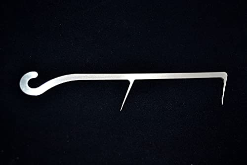 Oxnfeia® Lot de 10 Crochets à Fumer en Acier Inoxydable Crochet à Griffes pour Poisson Viande Truite