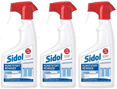 3 x Sidol Kunststoff Spray, 500 ml