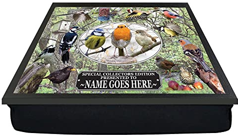 British Garden Birds Personalised Lap Tray Gift