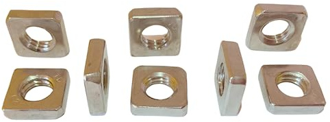 meinschraubenversand.de - Tuercas cuadradas (forma baja) - Tuerca (todos los tamaños y cantidades M2 - M2,5 - M3 - M4 - M5 - M6 - M8 - M10) - DIN 562 - Acero inoxidable A2 (V2A) - Tuerca de inserción
