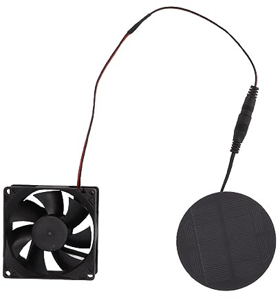 Sorandy Solar-Abluftventilator, Energiesparender Solarpanel-Ventilator, Geräuscharmer Mini-Ventilator, Belüftung und Kühlung, 3 W Solarbetriebener Ventilator für Hühnerstall, Gewächshaus