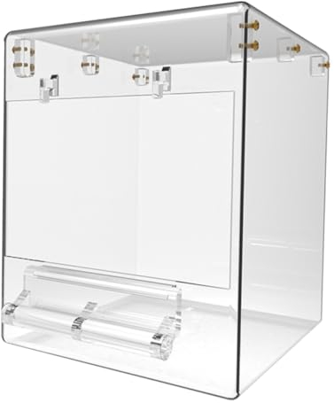 DOITOOL Vogelbadebecken Für Käfig Vogelduschkasten Hängend Papageienduschkasten Aus Hochwertigen Materialien Vogelcafé-Werkzeug Vogelbadzubehör Mit Praktischem Design