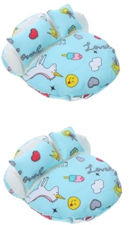 ibasenice 2 Sätze Puppenschlafsackbett Heimzubehör Wohnkultur Puppenschlafsack als Deko dekoratives Puppendekor Haushalt Kleine Puppe Plüschpuppen Ob11 schmücken Polyester