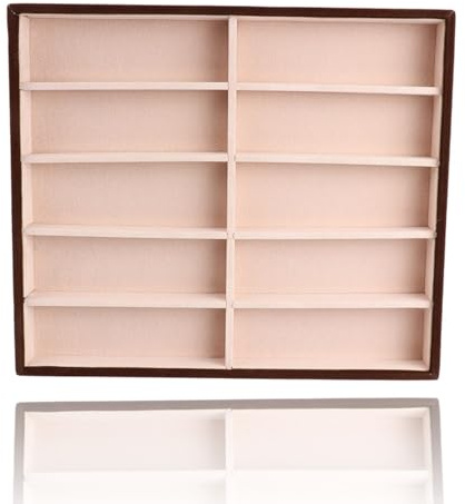 Vvikizy 10 Grids Sunglasses Display Tray sunglass organiser tray eyeglasses Storage Box Display Tray Glasses Storage Case Sunglasses Box Sunglasses Case Glasses Brillenetuis