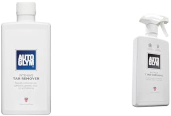 Autoglym Intensive Tar Remover, 500ml - Tar Remover Car Care Cleaner Removes Sticky & Instant Tyre Dressing, 500ml - Spray-on Tyre Care Solution For a Light Sheen or Matte Finish
