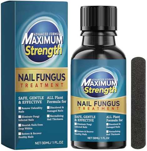 30ML Fungal Nail Treatment, Extra Strong Nail Fungus Treatment for Toenail and Fingernail, Premium Fungal Nail Eliminator, Anti fungus Nail Repair and Strengthen, Fix & Renew Damaged