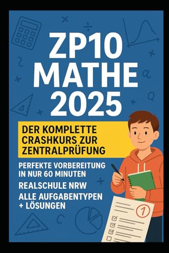 ZP10 Mathe 2025 – Der komplette Crashkurs zur Zentralprüfung: Perfekte Vorbereitung in nur 60 Minuten | Realschule NRW | Alle Aufgabentypen + Lösungen