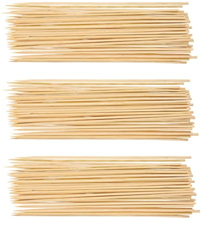 SEWOART 120piezas Palitos De Bambú Duraderos para Brochetas Palos Fijos para Flores Envases De Aperitivos