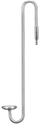MiOYOOW Aquarium CO2 Diffusor, CO2-Zerstäuber aus Edelstahl 304, Kohlendioxid Diffusor Aquarium Zerstäuber mit Rückschlagventil für Bepflanzte Aquarien