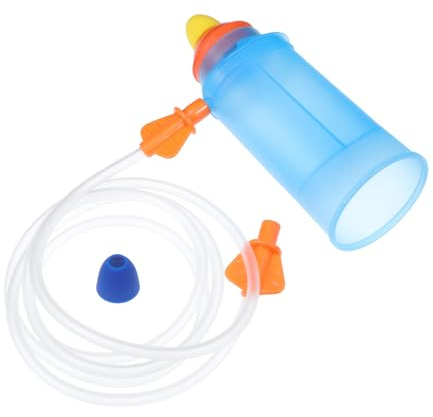 Vaguelly Nettoyeur Nasal Hydropulseur Flacon de Nettoyage des Fosses Nasales Outil de Lavage de Nez les Voies Nasales