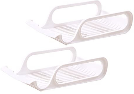 VALICLUD 2pcs Fridge Drink Holder Storage Rack Can Beer Bowl Vegetable Rack Organiser for Fridge Drinks Carrier