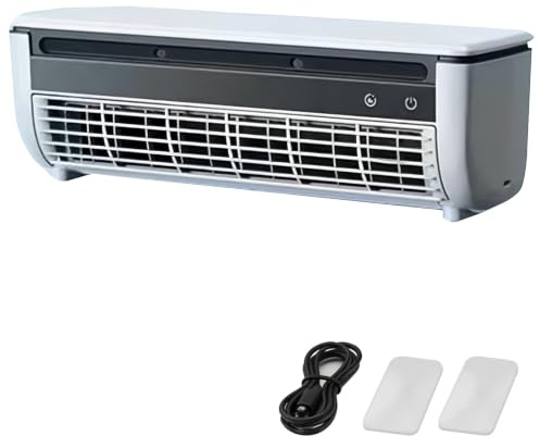 Wand Klimaanlage ohne Außengerät – Tragbare Wandklimaanlage ohne Bohren, Sofortige Kühlung für Küche Schlafzimmer Wohnmobil Büro (Weiß)