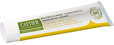 Cattier dentargile à l'huile essentielle de citron 75ml