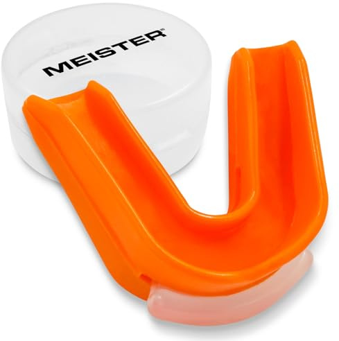 Meister Formbarer Doppel-Mundschutz mit Aufbewahrungsbox – Orange