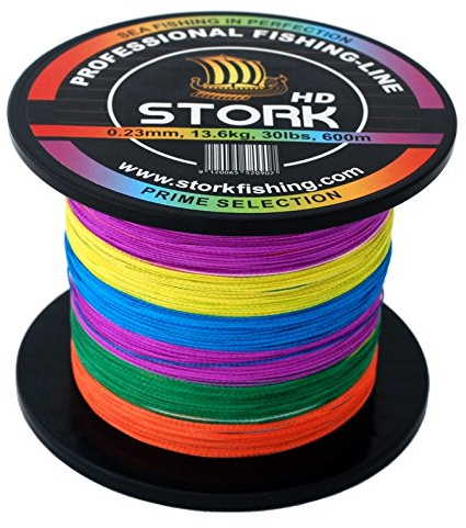 Stork HD, 4-Fach geflochtene Angelschnur 600m