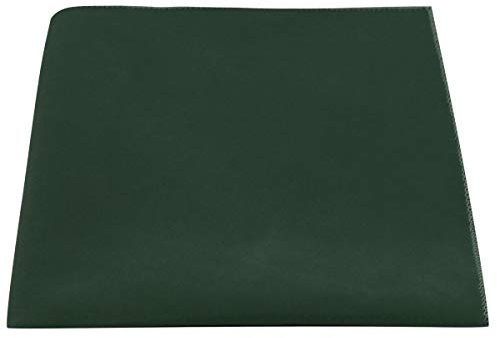 King & Priory Luxury Dark Green Velvet Pocket Square