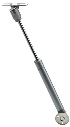 Hettich 62316 Lift Basic - Soporte de bisagra con resorte de gas, 260 mm, utilizable a derecha e izquierda, 1 unidad, niquelado