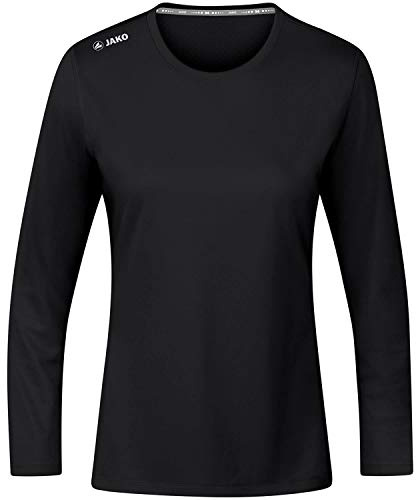 JAKO Herren Longsleeve Run 2.0, Schwarz, L