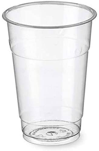 Bio 100/500/1000 Bicchieri monouso 500ml tacca 0,4 Biodegradabili e Compostabili in PLA usa e getta Plastic free | After Plastic (100)