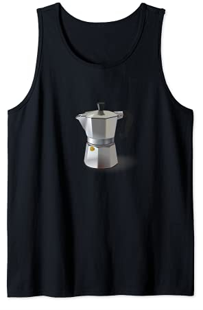 Espresso Coffee percolator enthusiasts for barista shop guys Tank Top