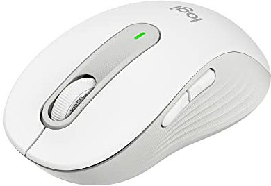 Logitech Signature M650 - Mouse inalámbrico para manos pequeñas a medianas, batería de 2 años, clics silenciosos, botones laterales personalizables, Bluetooth, para PC/Mac/multidispositivo/Chromebook,
