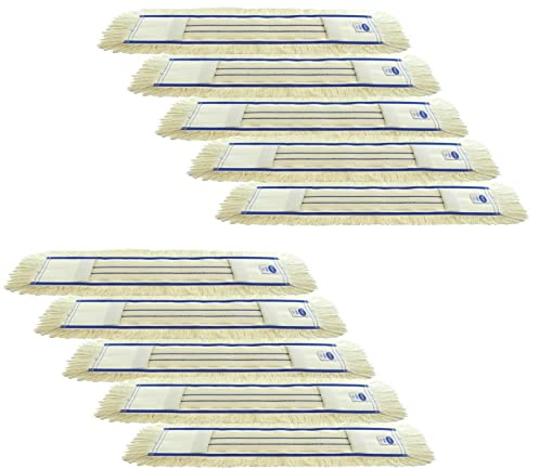 maxxi4you 10 x Premium Wischmopp Bodenwischer Baumwolle 80 cm