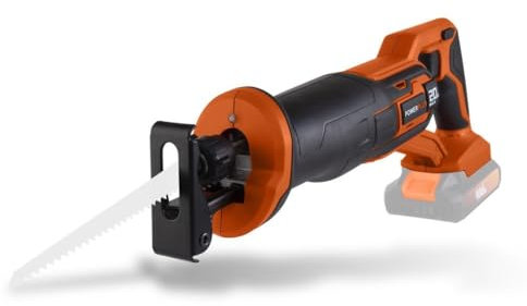 Dual Power Scie Sabre sans Fil de 20 V POWDP25100 - Scie à Guichet à Batterie 2800 min-1 - sans Batterie ni Chargeur
