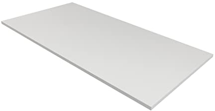 furni24 Tischplatte 200x80cm Schreibtischplatte–Perfekt für höhenverstellbare Schreibtische, Computertisch Gaming-Tisch, Mehrzwecktisch, Esstische und mehr –25mm stabile Tischplatte langlebig, Grau