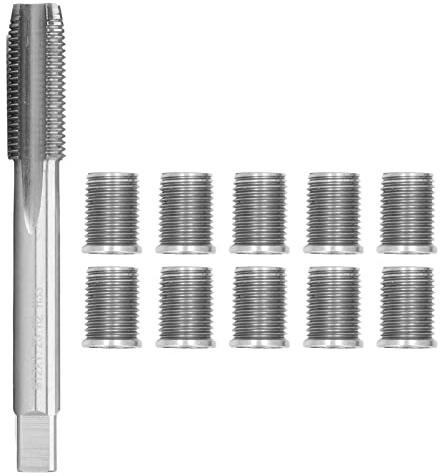 Strumento di Riparazione Filettatura Candeletta Bullone M10x1.25 Universale Rubinetto M12x1.25 Accessori Auto Durevoli Kit Hardware Manutenzione Efficiente