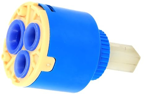 Keramik Wasserhahnkartusche Ersatz 40mm für Badezimmer Sanitär Universal kompatibel mit Allen Marken (40mm)