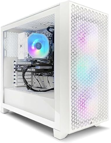 PC GAMNG - PC Gamer iCUE AMD 4060v2 White - AMD - Corsair 3000D RGB White - Tarjeta Mere ASUS Prime A520 II WiFi - Corsair Vengeance 2X8GB DDR4 3600 - SSD 1TB - Windows 11 Pro