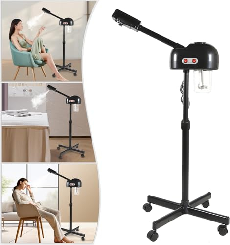 MEELRYD Gesichtsdampfer Daily Moisturizing Beauty Sprayer Gesicht Kosmetikstudio Gesichtssauna Verdampfe Ozon DampfgeräT Peeling GeräT KäLte Warm 50Hz 650W