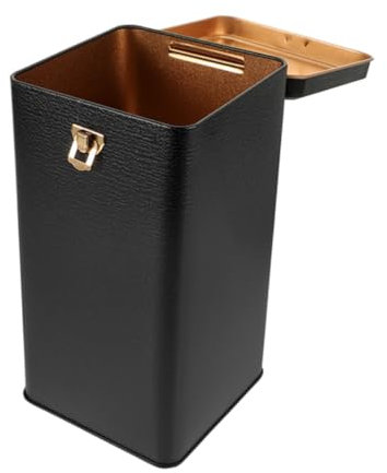 AUTSUPPL Metal Tea Canister Tea Storage Organizer Box Lid Small Kitchen Canister