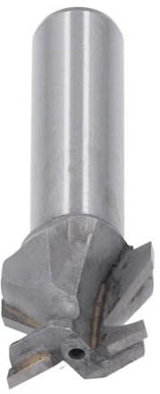 Mèche de Toupie Intégrée à Courbure D'arc, Pointe en Carbure, Raboteuse à 2 Ailes pour le Travail du Bois, pour le Fraisage des Plastiques Techniques, Planches de Bois Massif,