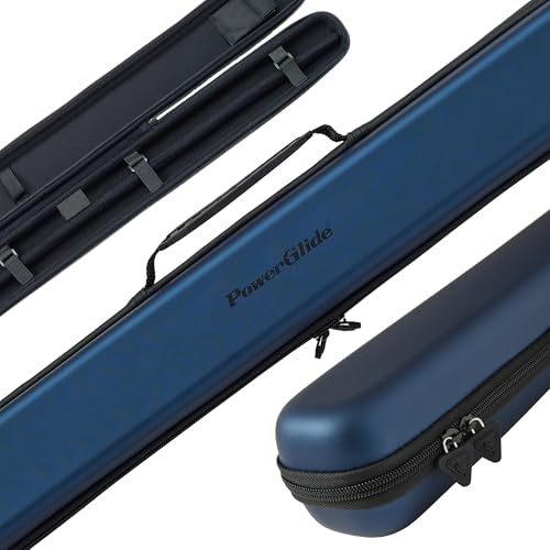POWERGLIDE Svartur 3/4 Snooker Cue Case with Shoulder Strap Midnight Blue